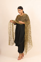 Lightweight comfortable chanderi fabric suit