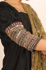 Lightweight comfortable chanderi fabric suit