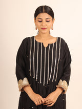Midnight Orchid Kurta