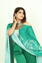 Emerald Blossom Kaftan