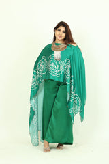 Emerald Blossom Kaftan