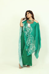 Emerald Blossom Kaftan