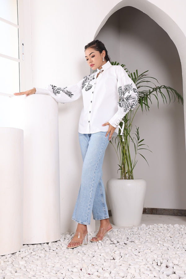Handcrafted block printing shirt