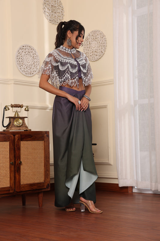 Dusk Gradient Dhoti