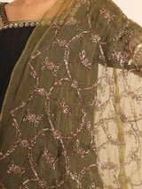 Light weight comfortable chanderi fabric suit