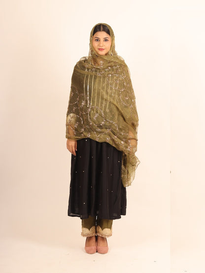 Midnight Orchid Kurta