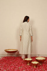 Azure Iris Chanderi Set