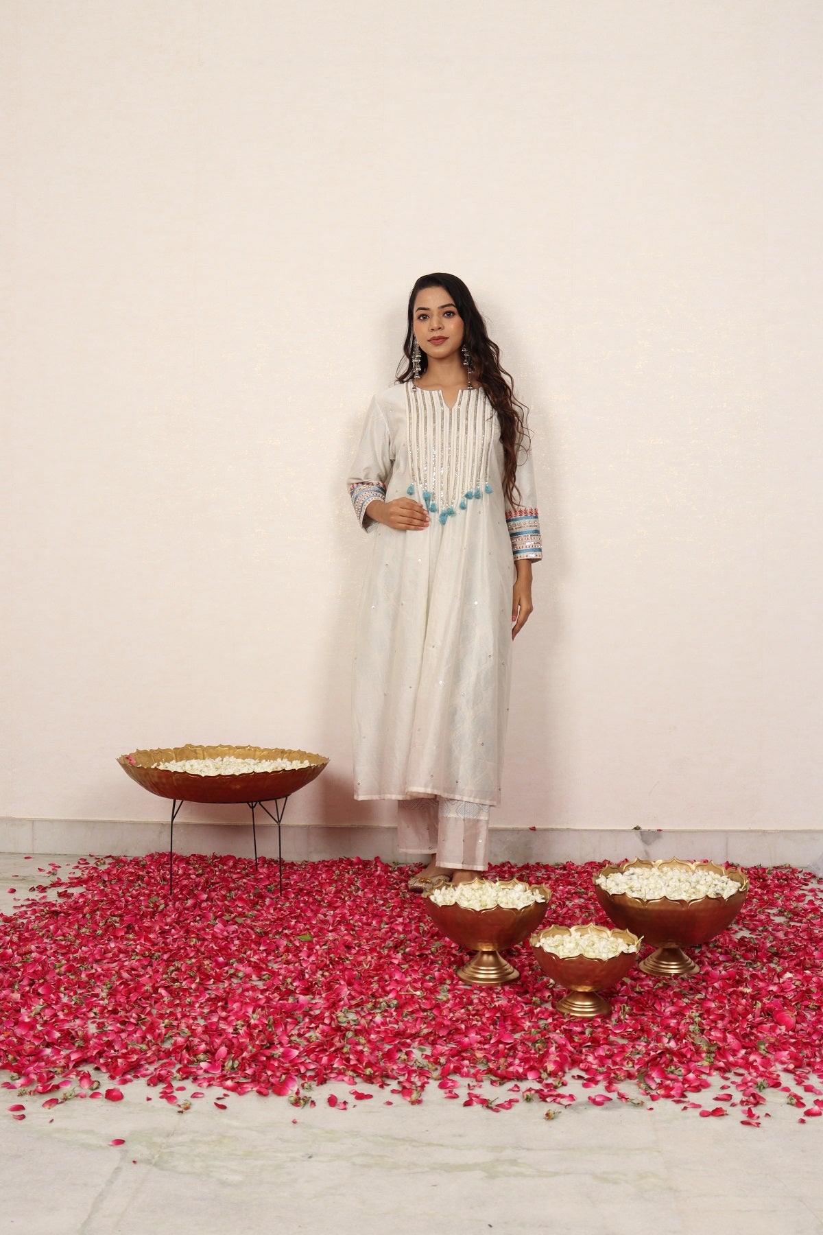 Blockprint Kurta