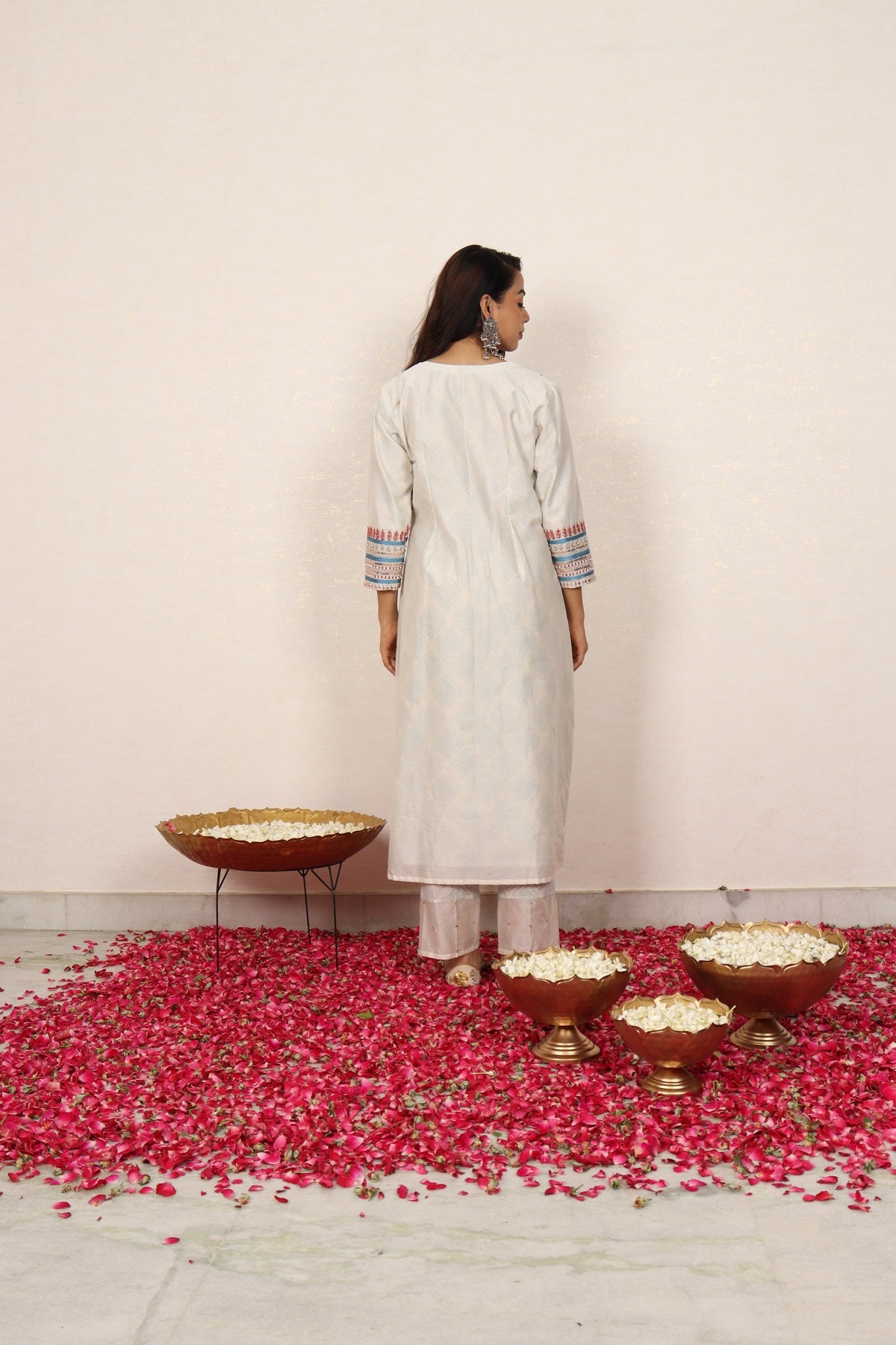 Blockprint Kurta
