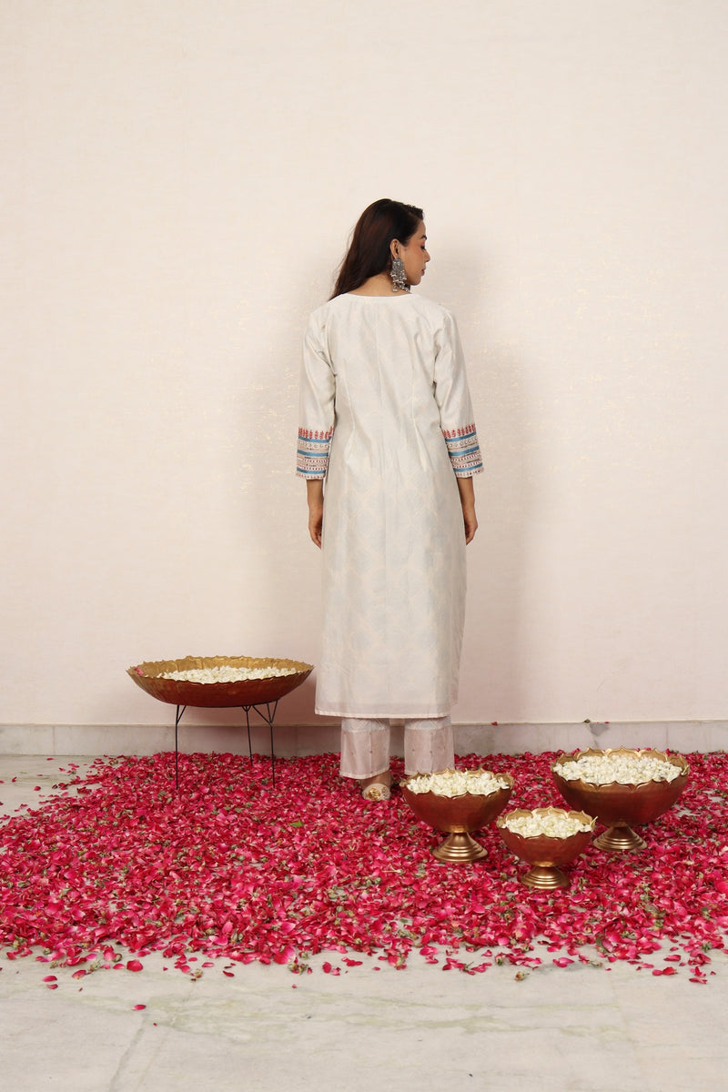 Blockprint Kurta