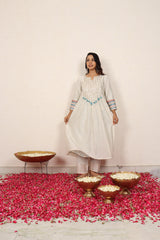 Blockprint Kurta