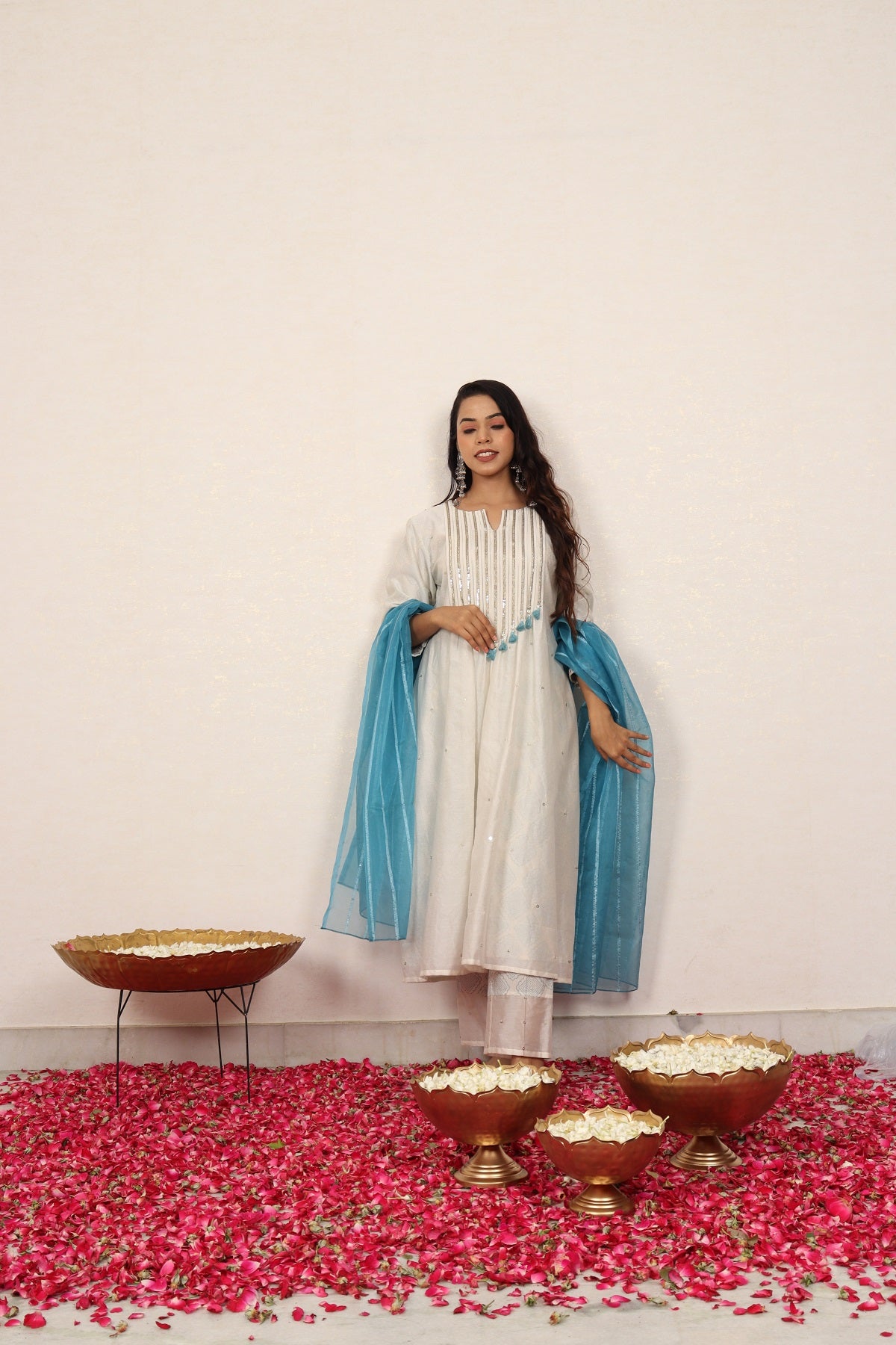 Blockprint Kurta