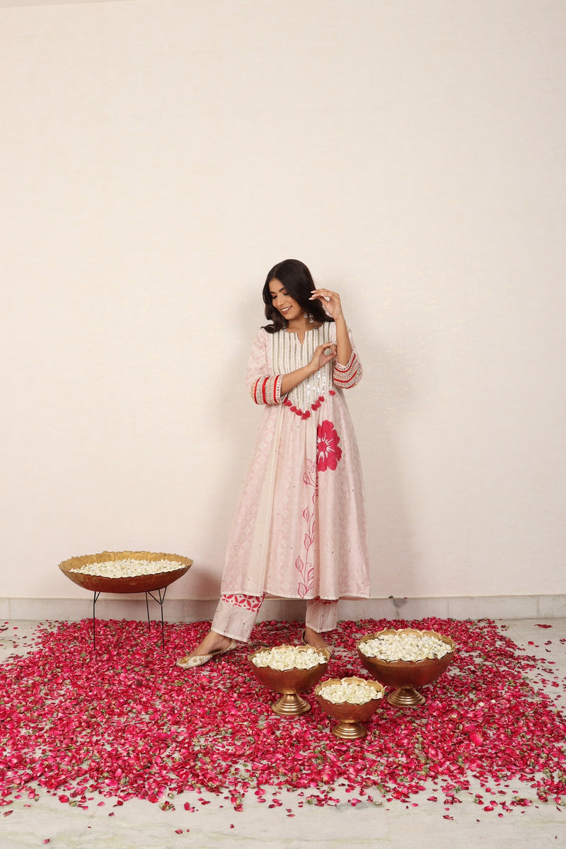 Sangria Marigold Kurta Set