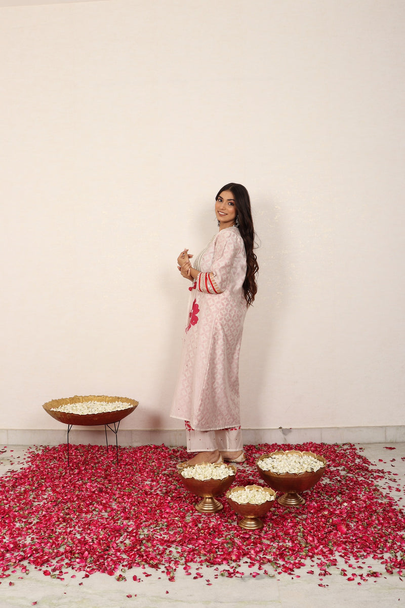 Sangria Marigold Kurta Set