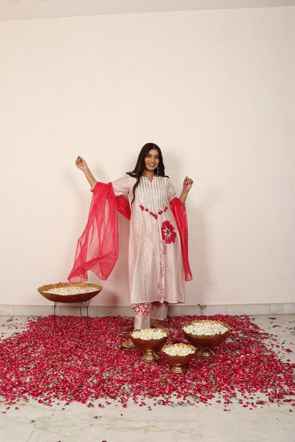 Sangria Marigold Kurta Set