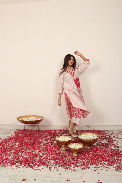 Merlot Poppy Kurta