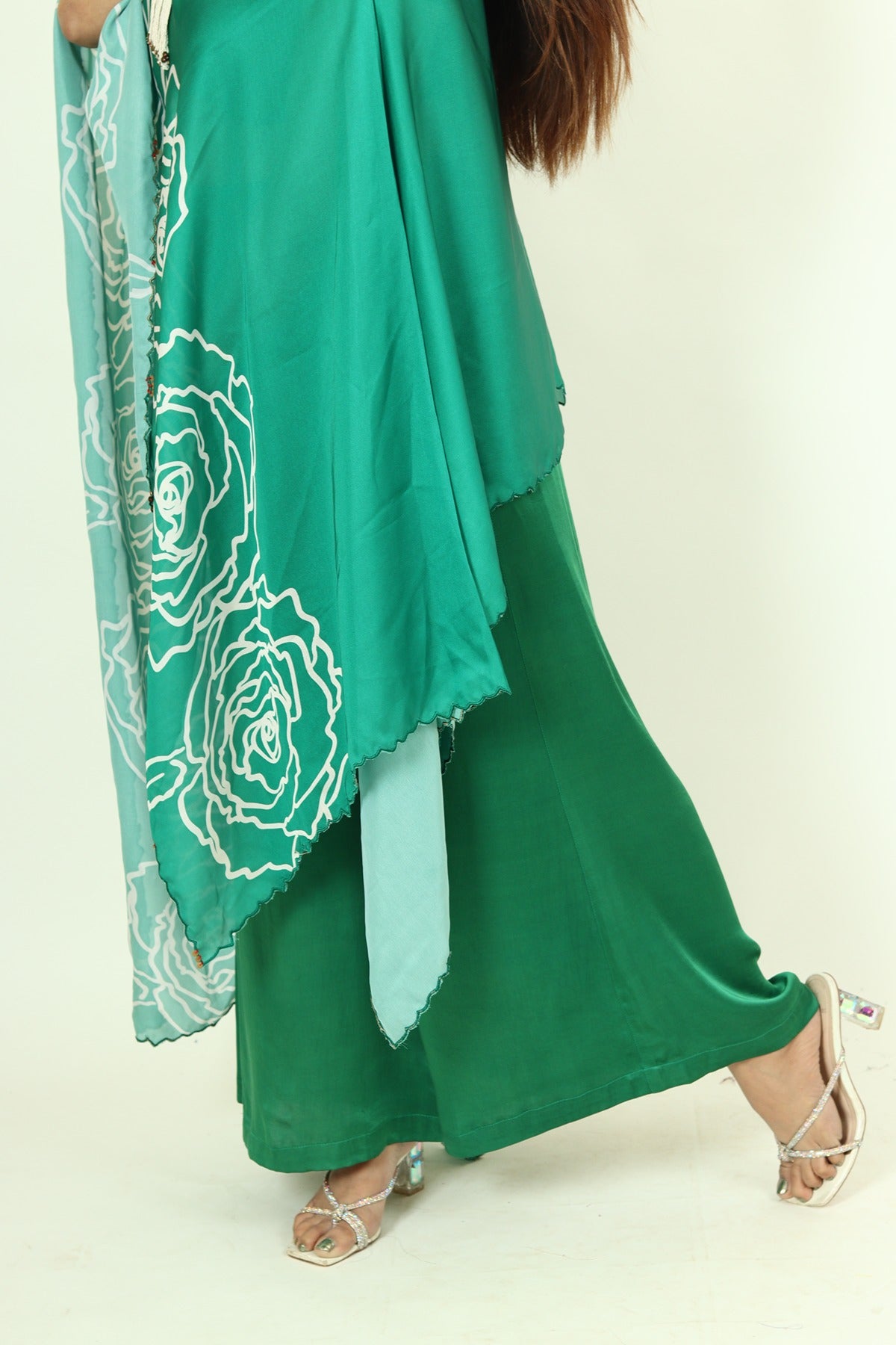 Emerald Blossom Kaftan